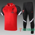 Polo Futbol Liverpool roja + Pantalon 2020 2021 P205