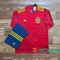 Camiseta futbol Espana Primera Manga Larga Stadium 2020-21