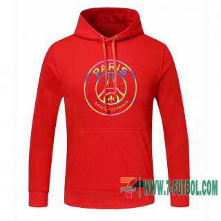 Sudadera de entrenamiento PSG roja + Pantalon 2020 2021 S03