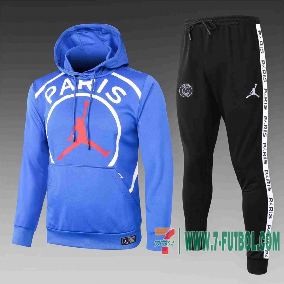 Sudadera de entrenamiento PSG azul + Pantalon 2020 2021 S05