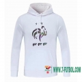 Sudadera de entrenamiento Francia blanco + Pantalon 2020 2021 S32