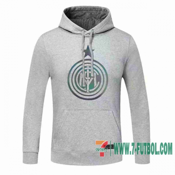 Sudadera de entrenamiento Inter Milan gris + Pantalon 2020 2021 S42 Sudadera de entrenamiento Inter Milan gris + Pantalon 2020 2021 S42