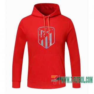 Sudadera de entrenamiento Atletico Madrid roja + Pantalon 2020 2021 S55