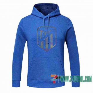 Sudadera de entrenamiento Atletico Madrid azul + Pantalon 2020 2021 S56