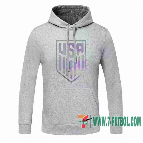 Sudadera de entrenamiento USA gris + Pantalon 2020 2021 S62