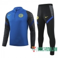 Chandal Futbol Inter Milan azul + Pantalon 2020 2021 T18