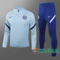 Chandal Futbol Chelsea Azul claro + Pantalon 2020 2021 T19