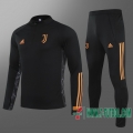 Chandal Futbol Juventus negro + Pantalon 2020 2021 T26