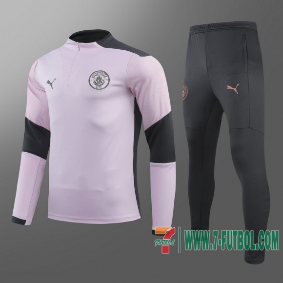 Chandal Futbol Manchester City Púrpura + Pantalon 2020 2021 T42