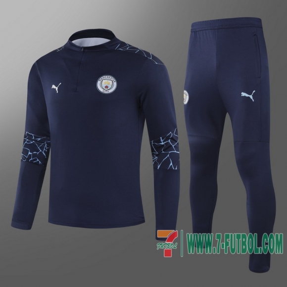 Chandal Futbol Manchester City zafiro + Pantalon 2020 2021 T46