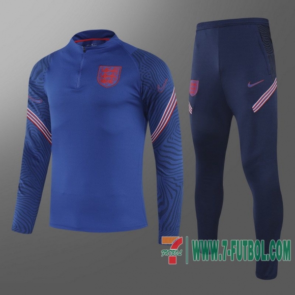 Chandal Futbol Inglaterra azul + Pantalon 2020 2021 T57