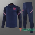 Chandal Futbol Inglaterra Azul marinoo + Pantalon 2020 2021 T58