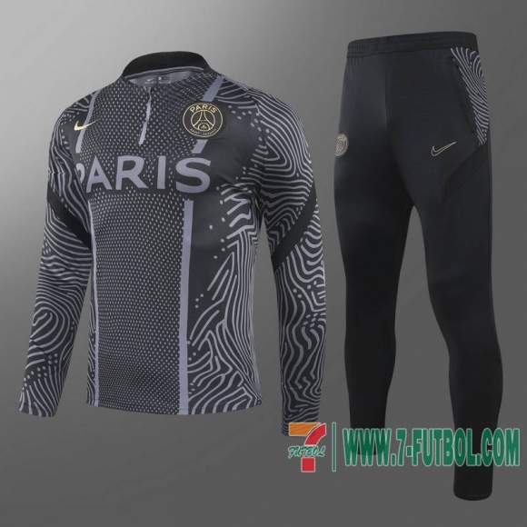 Chandal Futbol PSG negro - edition commemorative + Pantalon 2020 2021 T64