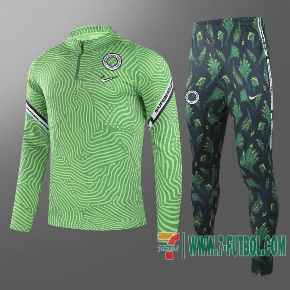 Chandal Futbol Nigeria verde claro + Pantalon 2020 2021 T77 Chandal Futbol Nigeria verde claro + Pantalon 2020 2021 T77