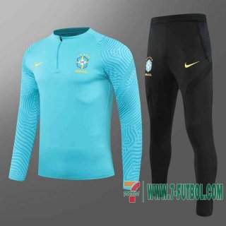 Chandal Futbol Brasil Azul claro + Pantalon 2020 2021 T92