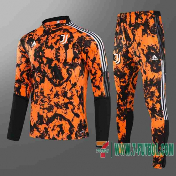 Chandal Futbol Juventus naranja + Pantalon 2020 2021 T96