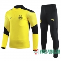 Chandal Futbol Niño Borussia Dortmund amarillo + Pantalon 2020 2021 TK26