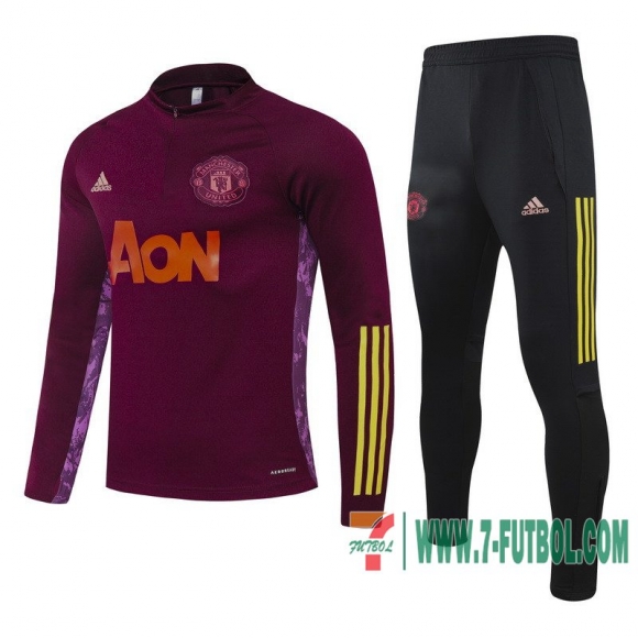 Chandal Futbol Niño Manchester United Bordeaux - Liga de Campeones + Pantalon 2020 2021 TK54