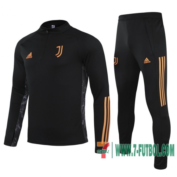 Chandal Futbol Niño Juventus negro - Liga de Campeones + Pantalon 2020 2021 TK55