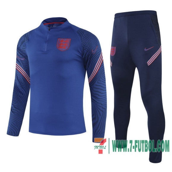 Chandal Futbol Niño Inglaterra azul - azul Inglaterra + Pantalon 2020 2021 TK60