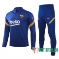Chandal Futbol Niño Barcelona azul + Pantalon 2020 2021 TK68