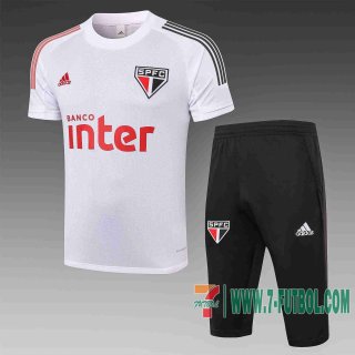 Chandal Futbol T-shirt Sao Paulo blanco 2020 2021 TT08