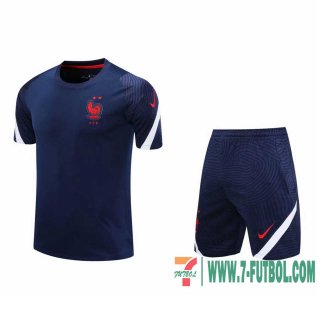 Chandal Futbol T-shirt Francia Azul marinoo 2020 2021 TT106