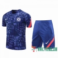 Chandal Futbol T-shirt Chelsea azul 2020 2021 TT114