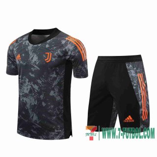 Chandal Futbol T-shirt Juventus Gris oscuro 2020 2021 TT125