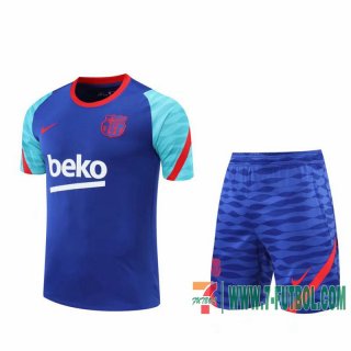 Chandal Futbol T-shirt Barcelona azul 2020 2021 T131
