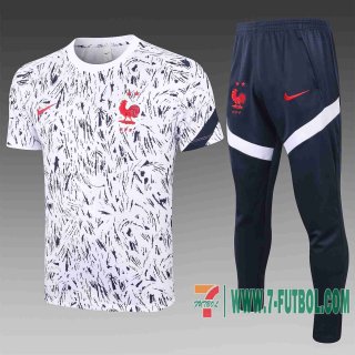 Chandal Futbol T-shirt Francia blanco 2020 2021 TT15