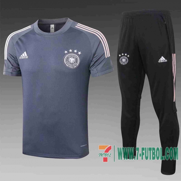 Chandal Futbol T-shirt Alemania Gris oscuro 2020 2021 TT16