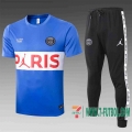 Chandal Futbol T-shirt PSG Jordan azul 2020 2021 TT29