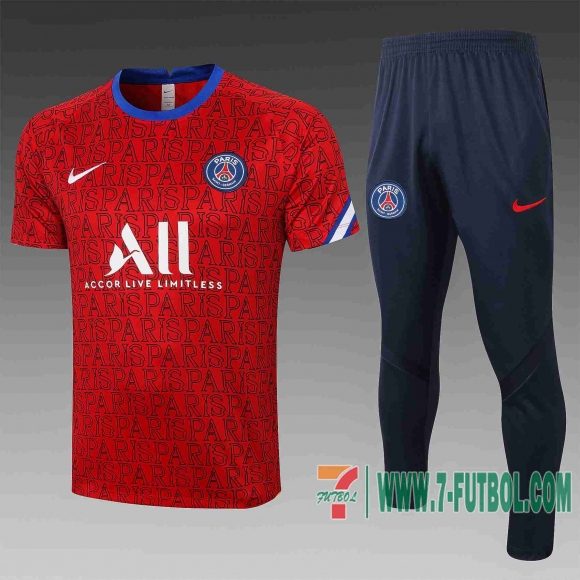 Chandal Futbol T-shirt Paris roja 2020 2021 TT40