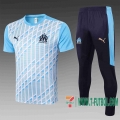 Chandal Futbol T-shirt Marsella blanco azul 2020 2021 TT42