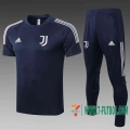 Chandal Futbol T-shirt Juventus azul oscuro 2020 2021 TT47