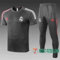 Chandal Futbol T-shirt Real Madrid Gris oscuro 2020 2021 TT53