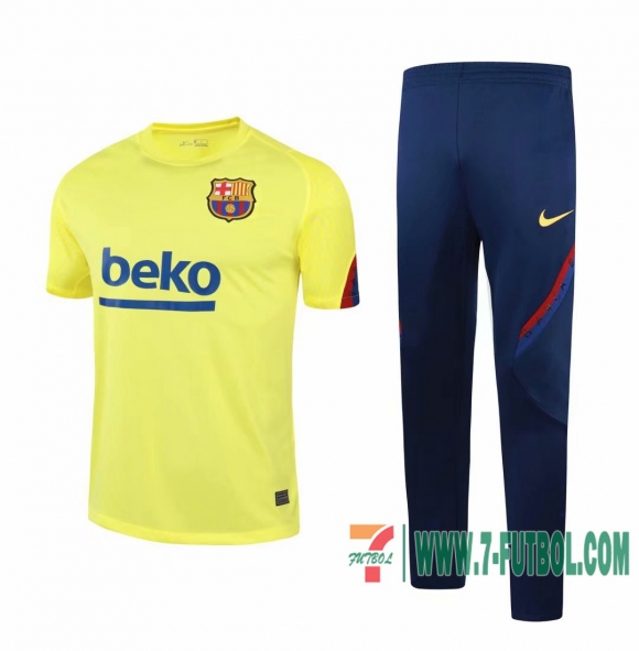 Chandal Futbol T-shirt FCB amarillo 2020 2021 TT57