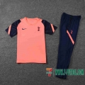 Chandal Futbol T-shirt Tottenham naranja 2020 2021 TT59