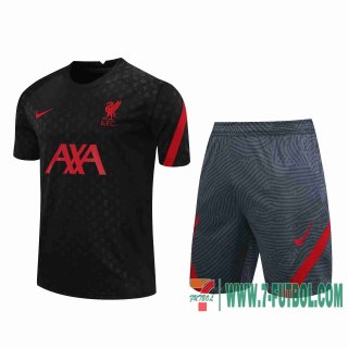 Chandal Futbol T-shirt Liverpool negro 2020 2021 TT65