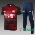 Chandal Futbol T-shirt Arsenal negro roja 2020 2021 TT93