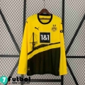 Camiseta Futbol Dortmund Primera Manche Manga Larga 23 24