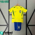 Retro Camiseta Futbol Brasil Primera Ninos 2002