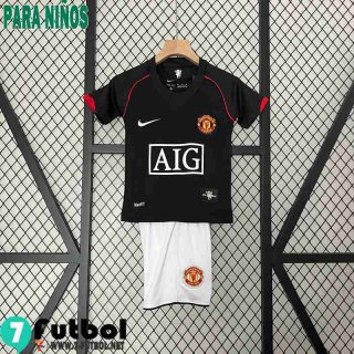 Retro Camiseta Futbol Manchester United Segunda Ninos 07 08