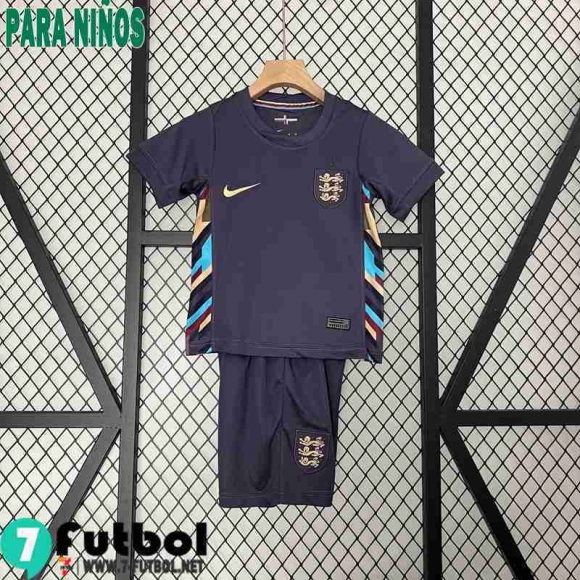 Retro Camiseta Futbol Inglaterra Segunda Ninos 2024