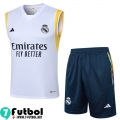 KIT: Chandal Futbo Sin Mangas Real Madrid Hombre 23 24 E37