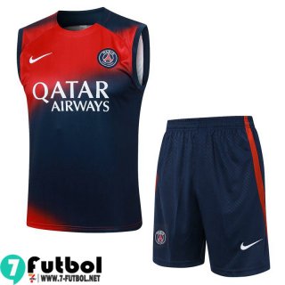 KIT: Chandal Futbo Sin Mangas PSG Hombre 23 24 E45