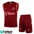KIT: Chandal Futbo Sin Mangas Manchester United Hombre 23 24 E27