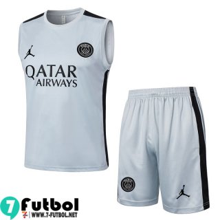 KIT: Chandal Futbo Sin Mangas PSG Hombre 23 24 E28