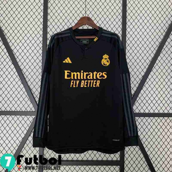 Camiseta Futbol Real Madrid Tercera Manche Manga Larga 23 24